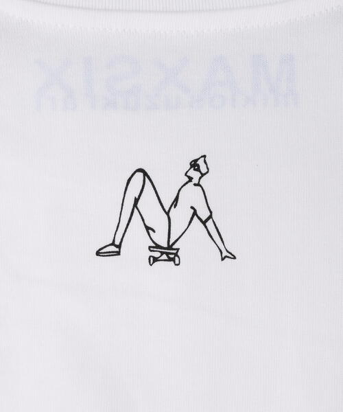 maxsix（マックスシックス）の「maxsix(マックスシックス）SINGLE HERT L/S TEE（Tシャツ/カットソー・メンズ・ブラック/ホワイト・L/M）」の13枚目の写真