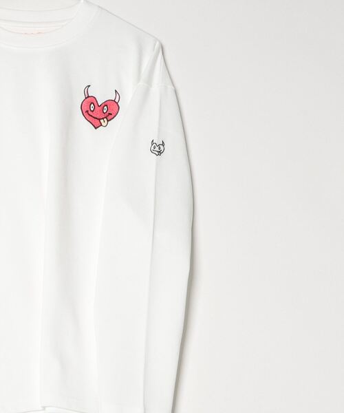 maxsix（マックスシックス）の「maxsix(マックスシックス）SINGLE HERT L/S TEE（Tシャツ/カットソー・メンズ・ブラック/ホワイト・L/M）」の5枚目の写真