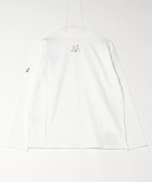 maxsix（マックスシックス）の「maxsix(マックスシックス）SINGLE HERT L/S TEE（Tシャツ/カットソー・メンズ・ブラック/ホワイト・L/M）」の4枚目の写真