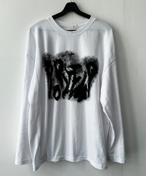 COSYHARU（コシハル）の「ルーズフィットスウェットTシャツ（Tシャツ/カットソー・メンズ・ブラック/オートミール/ホワイト・FREE）」の12枚目の写真