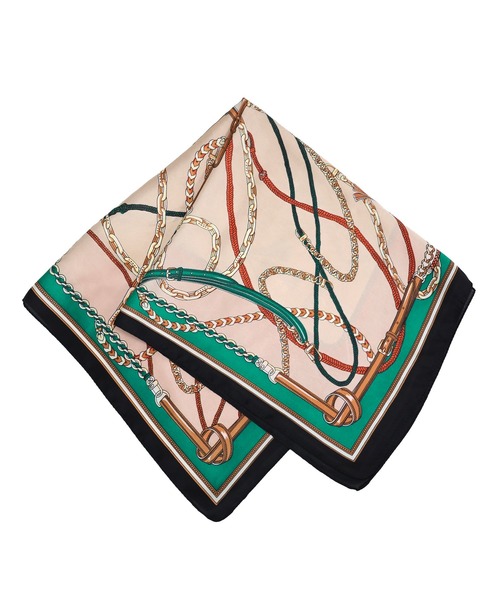 MIAN (ミアン)の「クラシカルパターン マルチスカーフ(バンダナ/スカーフ・レディース・ブラック・FREE)」の1枚目の写真