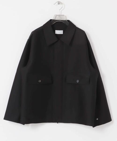 URBAN RESEARCH(アーバンリサーチ)の「new basic WOOL SILK BOX JACKET(その他アウター・レディース・ブラック・FREE)」の11枚目の写真