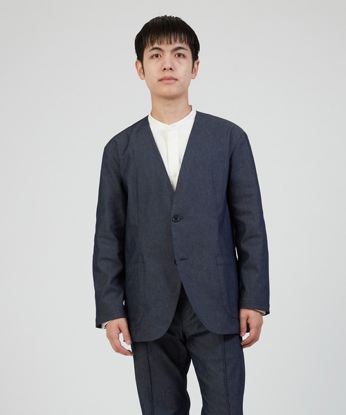 Tamo baybeeデニム ノーカラージャケット Tamo baybeeデニム ノーカラージャケット Tamo様専用 baybeeデニム