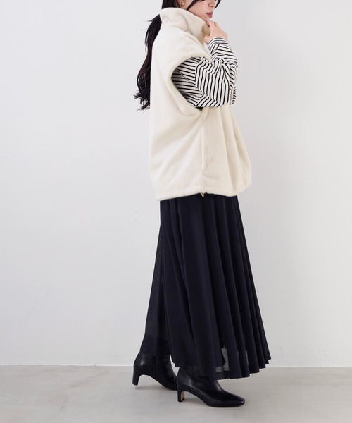 MICA&DEAL（マイカ＆ディール）の「スタンドカラーファーダブル