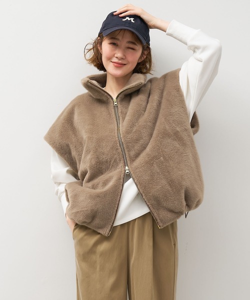 MICA&DEAL（マイカ＆ディール）の「スタンドカラーファーダブル