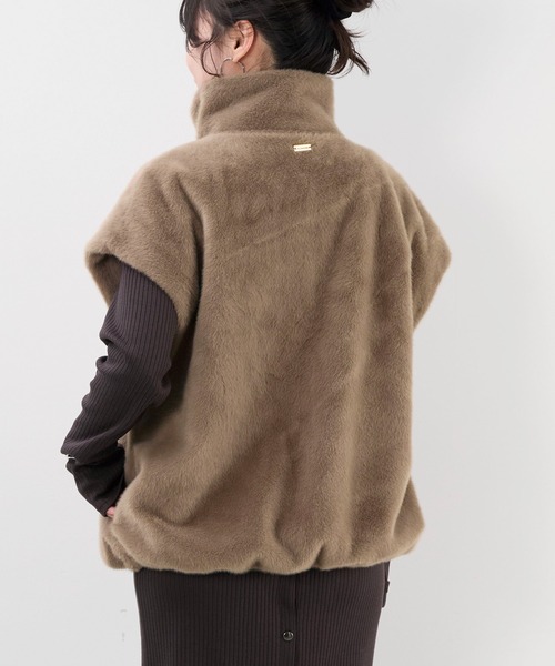 MICA&DEAL（マイカ＆ディール）の「スタンドカラーファーダブル