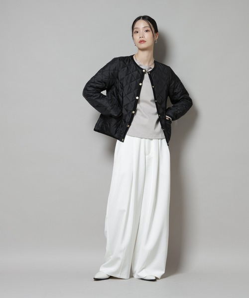 Traditional Weatherwear（トラディショナルウェザーウェア）の「Traditional Weatherwear/ARKLEY（ノーカラージャケット・レディース・ブラック・32/34）」の13枚目の写真