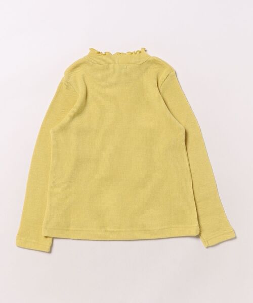 HAKKA KIDS（ハッカキッズ）の「リブニットソー長袖Tシャツ（Tシャツ/カットソー・キッズ・ピンク/イエロー・110cm/120cm/130cm/100cm）」の3枚目の写真