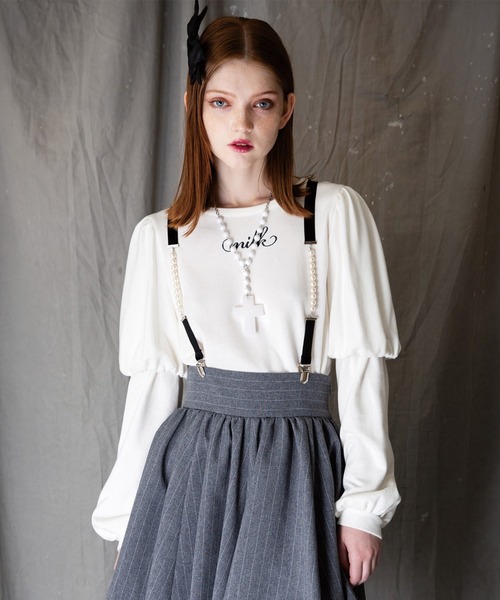 MILK(ミルク)の「Double Puff トップス(Tシャツ/カットソー・レディース・B/A/C・FREE)」の2枚目の写真