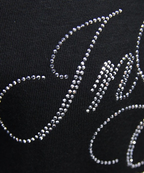 clear（クリア）の「ラインストーンビッグロゴスウェット［Y2K カジュアル 着回し力抜群］（スウェット・レディース・オートミール/グレー/ブラック・F）」の20枚目の写真