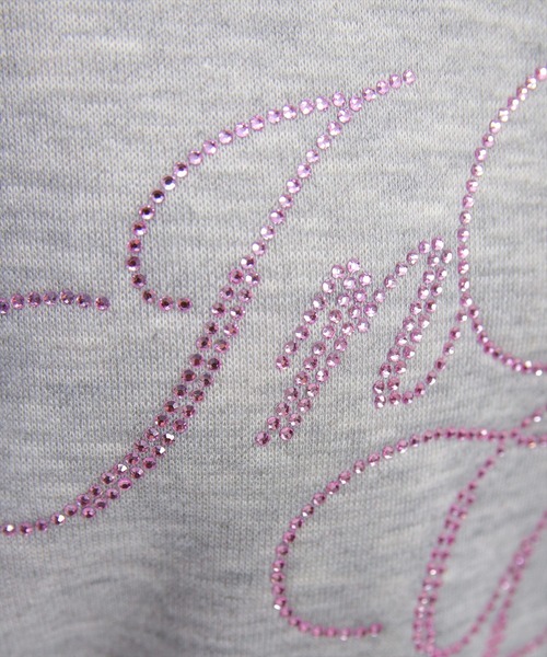 clear（クリア）の「ラインストーンビッグロゴスウェット［Y2K カジュアル 着回し力抜群］（スウェット・レディース・オートミール/グレー/ブラック・F）」の19枚目の写真
