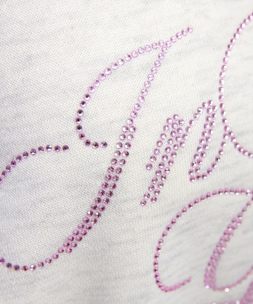 clear（クリア）の「ラインストーンビッグロゴスウェット［Y2K カジュアル 着回し力抜群］（スウェット・レディース・オートミール/グレー/ブラック・F）」の21枚目の写真