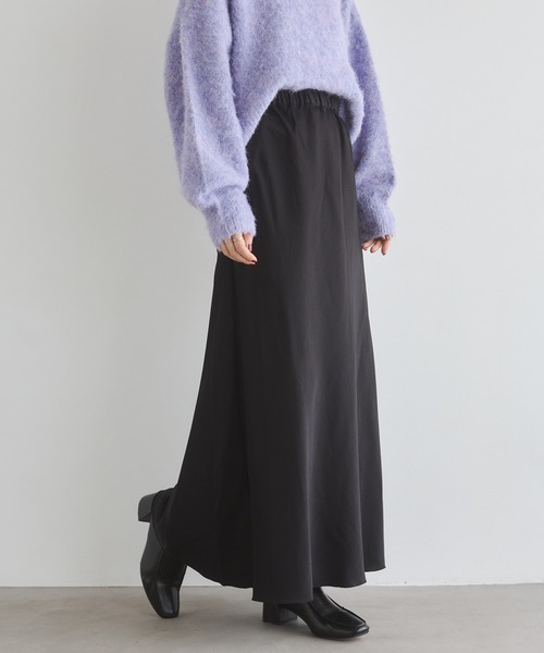 hunch（ハンチ）の「ビンテージサテン ナロースカート（スカート・レディース・アイボリー/ライトブラック/ダークブラウン系・FREE）」の3枚目の写真