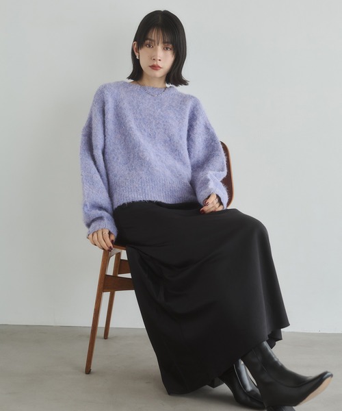 hunch（ハンチ）の「ビンテージサテン ナロースカート（スカート・レディース・アイボリー/ライトブラック/ダークブラウン系・FREE）」の17枚目の写真