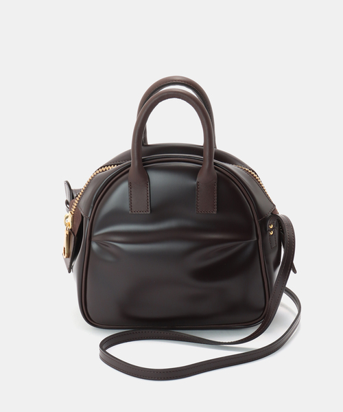 Spick & Span(スピックアンドスパン)の「PIENI / ピエニ 別注BOSTON with strap*(ショルダーバッグ・レディース・ブラウン・FREE)」の5枚目の写真