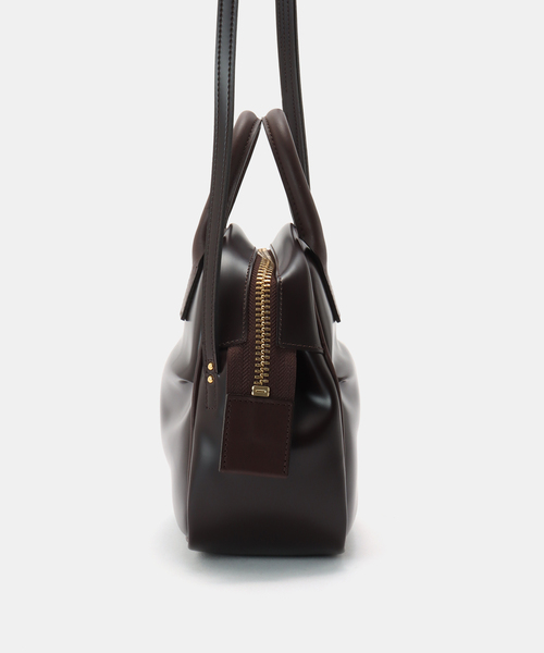 Spick & Span(スピックアンドスパン)の「PIENI / ピエニ 別注BOSTON with strap*(ショルダーバッグ・レディース・ブラウン・FREE)」の8枚目の写真