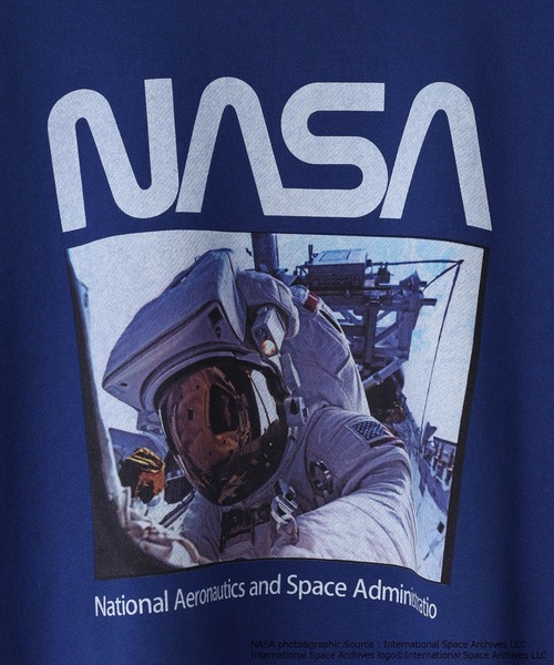 LOWRYS FARM（ローリーズファーム）の「【LFM(U)】NASAスウェットクルー　 598336（スウェット・メンズ・ブルー/ブラック/ホワイト・MEDIUM/LARGE）」の15枚目の写真