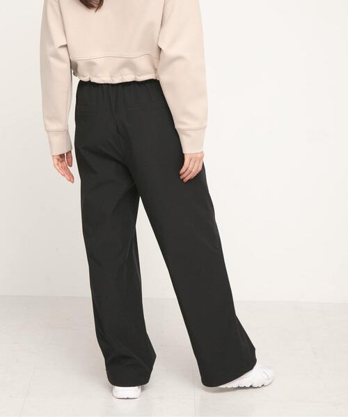 URBAN RESEARCH Sonny Label(アーバンリサーチサニーレーベル)の「SLAB Stringhem Easy Pants(その他パンツ・レディース・ブラック/チャコールグレー・S-M/M-L)」の6枚目の写真