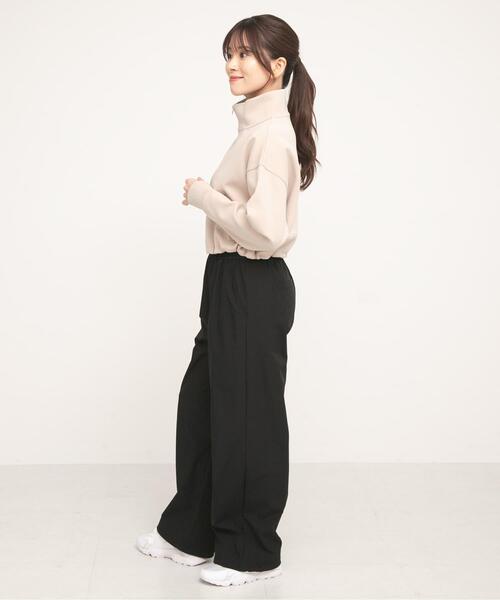 URBAN RESEARCH Sonny Label(アーバンリサーチサニーレーベル)の「SLAB Stringhem Easy Pants(その他パンツ・レディース・ブラック/チャコールグレー・S-M/M-L)」の8枚目の写真