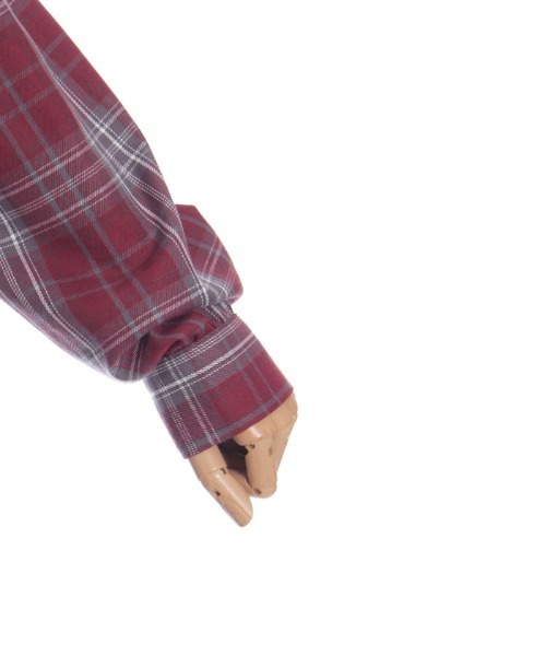 タータンチェック肩開ワンピース（ワンピース）｜axes femme