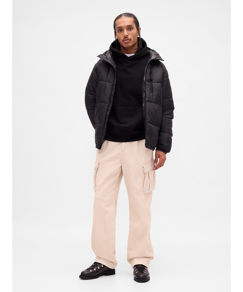 GAP（ギャップ）の「バギー コーデュロイ カーゴパンツ（カーゴパンツ・メンズ・ブラック/カーキ/アイボリー・XS/S/M/L/XL）」の5枚目の写真