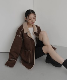 本物✩ムートンコート✩ハイグレード✩柔らか✩軽い✩ファーコート✩ベージュ系 楽天市場】aimoha ボリュームファームートン風コート【AW