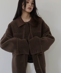 hellam（へラム）の「ムートンボアリバーシブルコート（ムートンコート）」