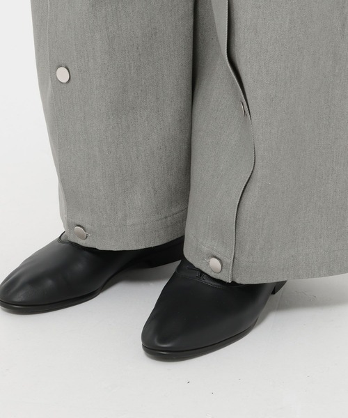 HARE（ハレ）の「タックボタンデニムパンツ(HARE)（デニムパンツ・メンズ・グレー/ブラック・SMALL/MEDIUM）」の8枚目の写真