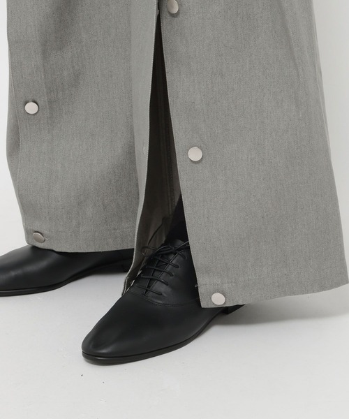 HARE（ハレ）の「タックボタンデニムパンツ(HARE)（デニムパンツ・メンズ・グレー/ブラック・SMALL/MEDIUM）」の9枚目の写真