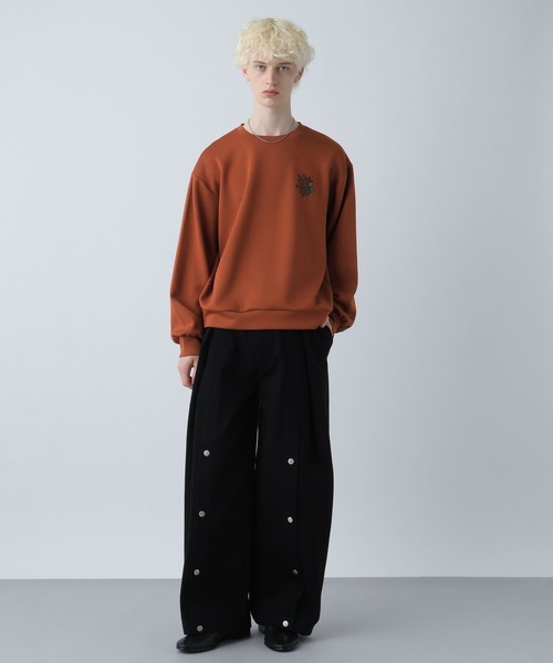 HARE（ハレ）の「タックボタンデニムパンツ(HARE)（デニムパンツ・メンズ・グレー/ブラック・SMALL/MEDIUM）」の10枚目の写真