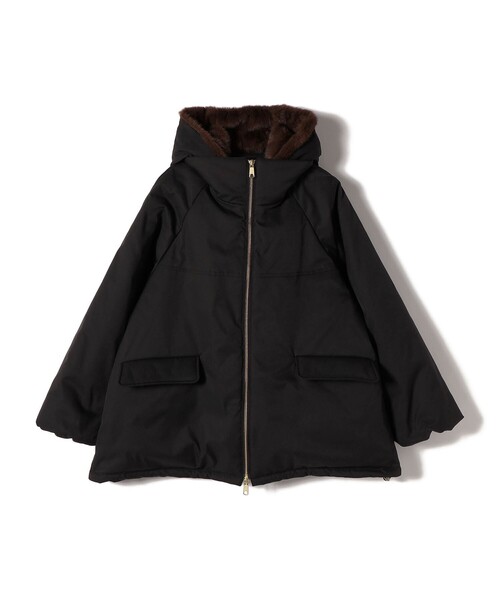 SHIPS（シップス）の「【WEB限定】2WAY フェイクファー 中綿 ブルゾン（ブルゾン・レディース・ブラウン/オフホワイト/ブラック・ONE SIZE）」の11枚目の写真