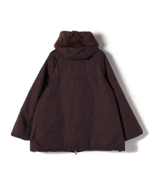 SHIPS（シップス）の「【WEB限定】2WAY フェイクファー 中綿 ブルゾン（ブルゾン・レディース・ブラウン/オフホワイト/ブラック・ONE SIZE）」の14枚目の写真