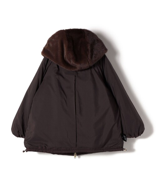 SHIPS（シップス）の「【WEB限定】2WAY フェイクファー 中綿 ブルゾン（ブルゾン・レディース・ブラウン/オフホワイト/ブラック・ONE SIZE）」の16枚目の写真
