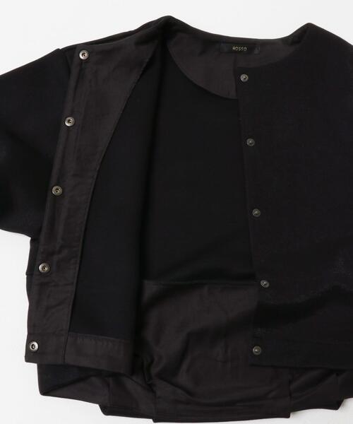 URBAN RESEARCH ROSSO WOMEN（アーバンリサーチ　ロッソ）の「ブライトダンボール釦デザインプルオーバー（その他トップス・レディース・ブラック/ブルー系その他/ベージュ系その他・FREE）」の21枚目の写真