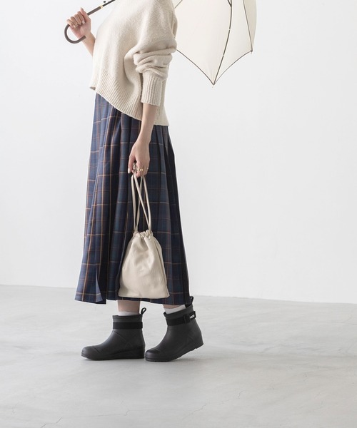 moz(モズ)の「モズ moz ベルトデザイン レインブーツ(レインシューズ・レディース・ブラック/ネイビー・S/M/L/LL)」の13枚目の写真