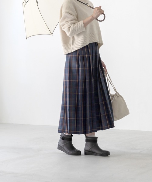 moz(モズ)の「モズ moz ベルトデザイン レインブーツ(レインシューズ・レディース・ブラック/ネイビー・S/M/L/LL)」の14枚目の写真