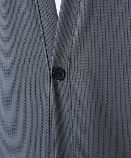 TETE HOMME(テットオム)の「格子柄1Bカーディガン(カーディガン/ボレロ・メンズ・チャコールグレー/グリーン/ネイビー・X-LARGE/LARGE/MEDIUM)」の14枚目の写真