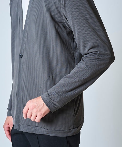 TETE HOMME(テットオム)の「格子柄1Bカーディガン(カーディガン/ボレロ・メンズ・チャコールグレー/グリーン/ネイビー・X-LARGE/LARGE/MEDIUM)」の15枚目の写真