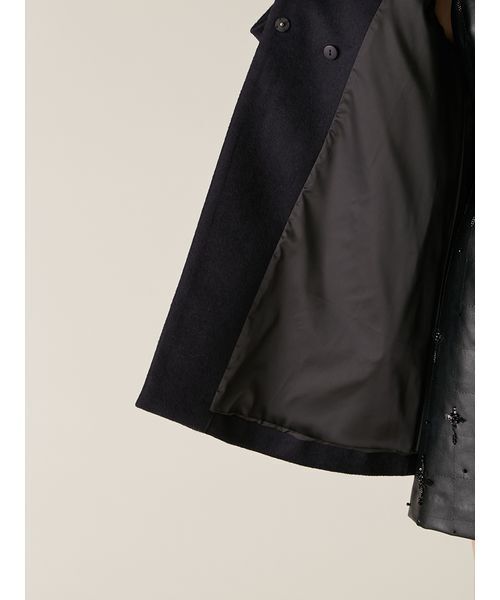 LILY BROWN（リリーブラウン）の「【WEB限定カラー】[L.B CANDY STOCK]Aラインビジューリボンコート（ノーカラージャケット・レディース・アイボリー/ピンク/ダークネイビー・0/1）」の16枚目の写真