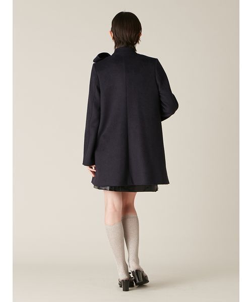 LILY BROWN（リリーブラウン）の「【WEB限定カラー】[L.B CANDY STOCK]Aラインビジューリボンコート（ノーカラージャケット・レディース・アイボリー/ピンク/ダークネイビー・0/1）」の18枚目の写真