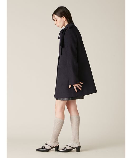 LILY BROWN（リリーブラウン）の「【WEB限定カラー】[L.B CANDY STOCK]Aラインビジューリボンコート（ノーカラージャケット・レディース・アイボリー/ピンク/ダークネイビー・0/1）」の19枚目の写真