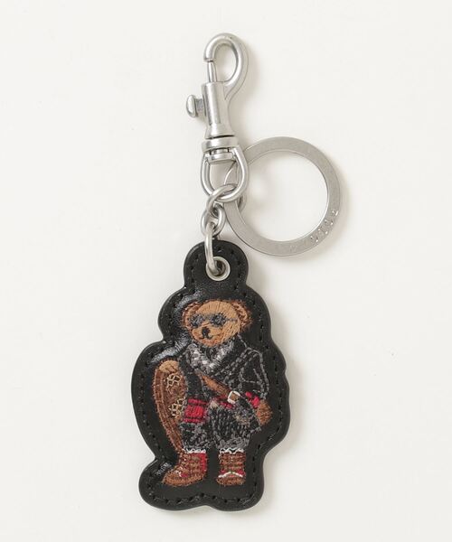 Polo ベア レザー キー フォブ（キーケース/キーアクセサリー）｜POLO