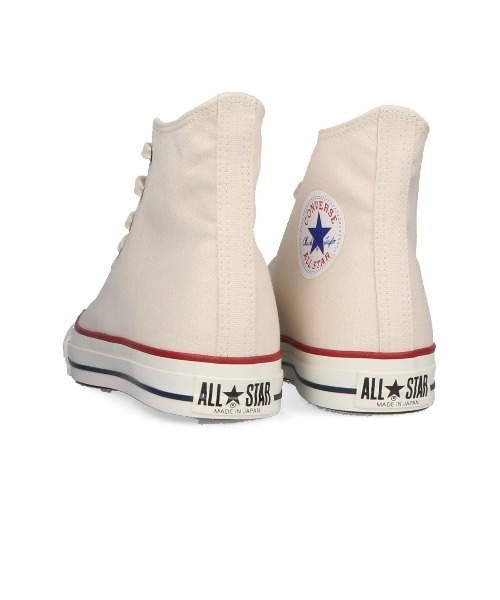 CONVERSE(コンバース)の「CONVERSE CANVAS ALL STAR J HI -MADE IN JAPAN- / コンバース キャンバス オールスター J HI -日本製- / 32068430(スニーカー・レディース・ホワイト・23cm/23.5cm/24cm/24.5cm/25cm/25.5cm/26cm/26.5cm/27cm/27.5cm/28cm/29cm/30cm/22.5cm)」の3枚目の写真