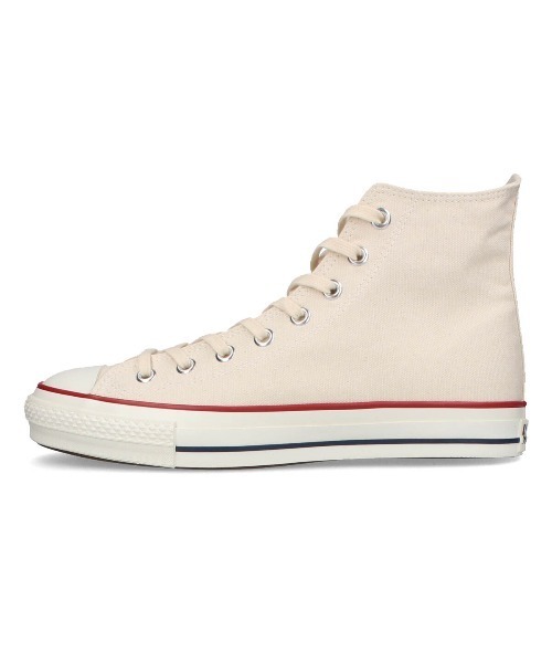 CONVERSE(コンバース)の「CONVERSE CANVAS ALL STAR J HI -MADE IN JAPAN- / コンバース キャンバス オールスター J HI -日本製- / 32068430(スニーカー・レディース・ホワイト・23cm/23.5cm/24cm/24.5cm/25cm/25.5cm/26cm/26.5cm/27cm/27.5cm/28cm/29cm/30cm/22.5cm)」の4枚目の写真