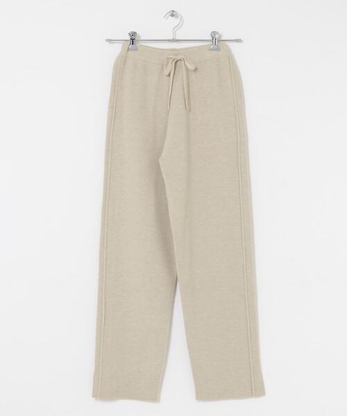 F by ROSSO(エフバイロッソ)の「F by ROSSO ウォッシャブル抗ピルニットパンツ(その他パンツ・レディース・ライトベージュ/チャコールグレー・FREE)」の9枚目の写真