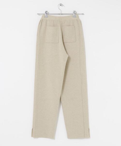 F by ROSSO(エフバイロッソ)の「F by ROSSO ウォッシャブル抗ピルニットパンツ(その他パンツ・レディース・ライトベージュ/チャコールグレー・FREE)」の12枚目の写真