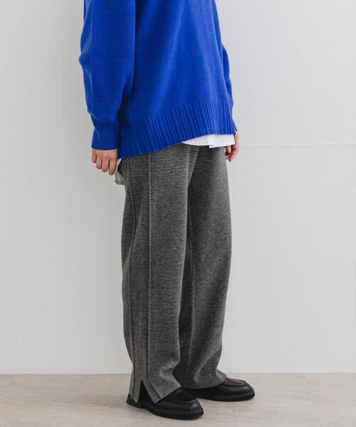 F by ROSSO(エフバイロッソ)の「F by ROSSO ウォッシャブル抗ピルニットパンツ(その他パンツ・レディース・ライトベージュ/チャコールグレー・FREE)」の16枚目の写真