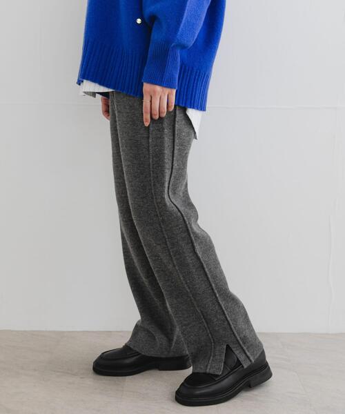 F by ROSSO(エフバイロッソ)の「F by ROSSO ウォッシャブル抗ピルニットパンツ(その他パンツ・レディース・ライトベージュ/チャコールグレー・FREE)」の17枚目の写真