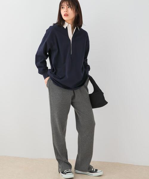 F by ROSSO(エフバイロッソ)の「F by ROSSO ウォッシャブル抗ピルニットパンツ(その他パンツ・レディース・ライトベージュ/チャコールグレー・FREE)」の20枚目の写真