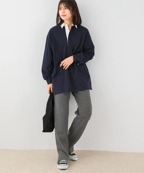 F by ROSSO(エフバイロッソ)の「F by ROSSO ウォッシャブル抗ピルニットパンツ(その他パンツ・レディース・ライトベージュ/チャコールグレー・FREE)」の21枚目の写真